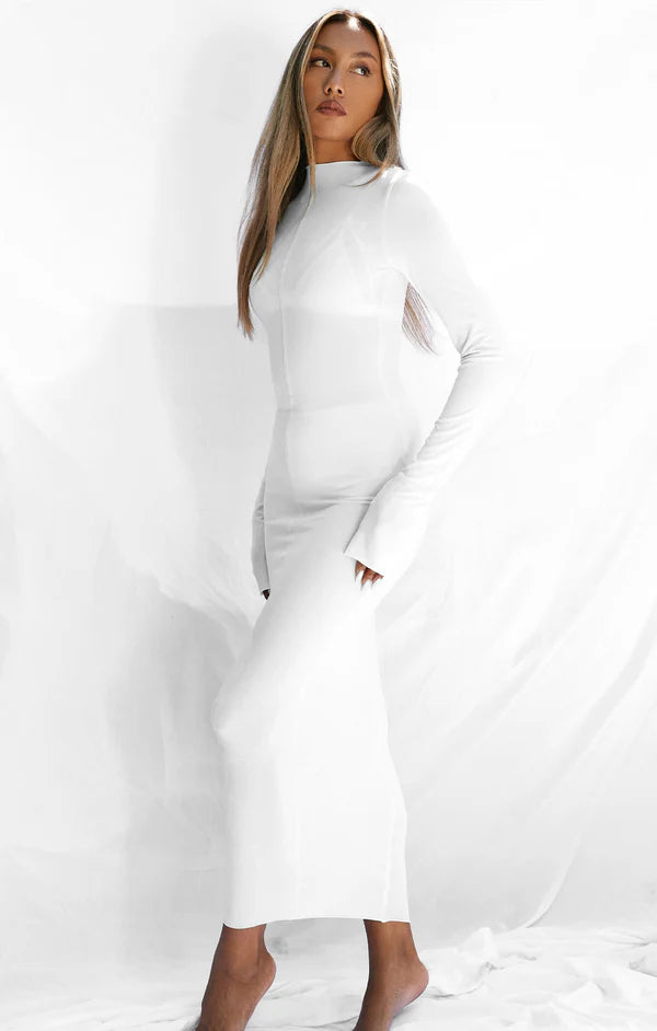 THE MODAL L/S MIDI DRESS