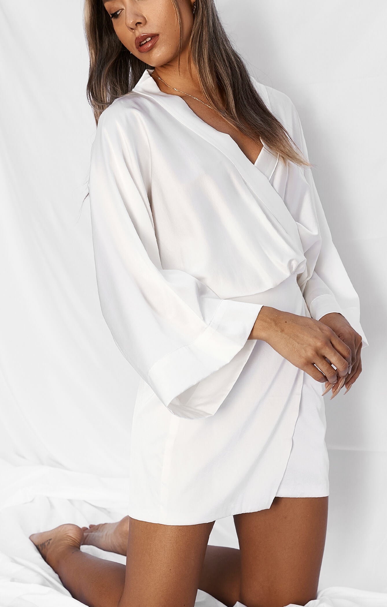 THE SILK KIMONO DRESS