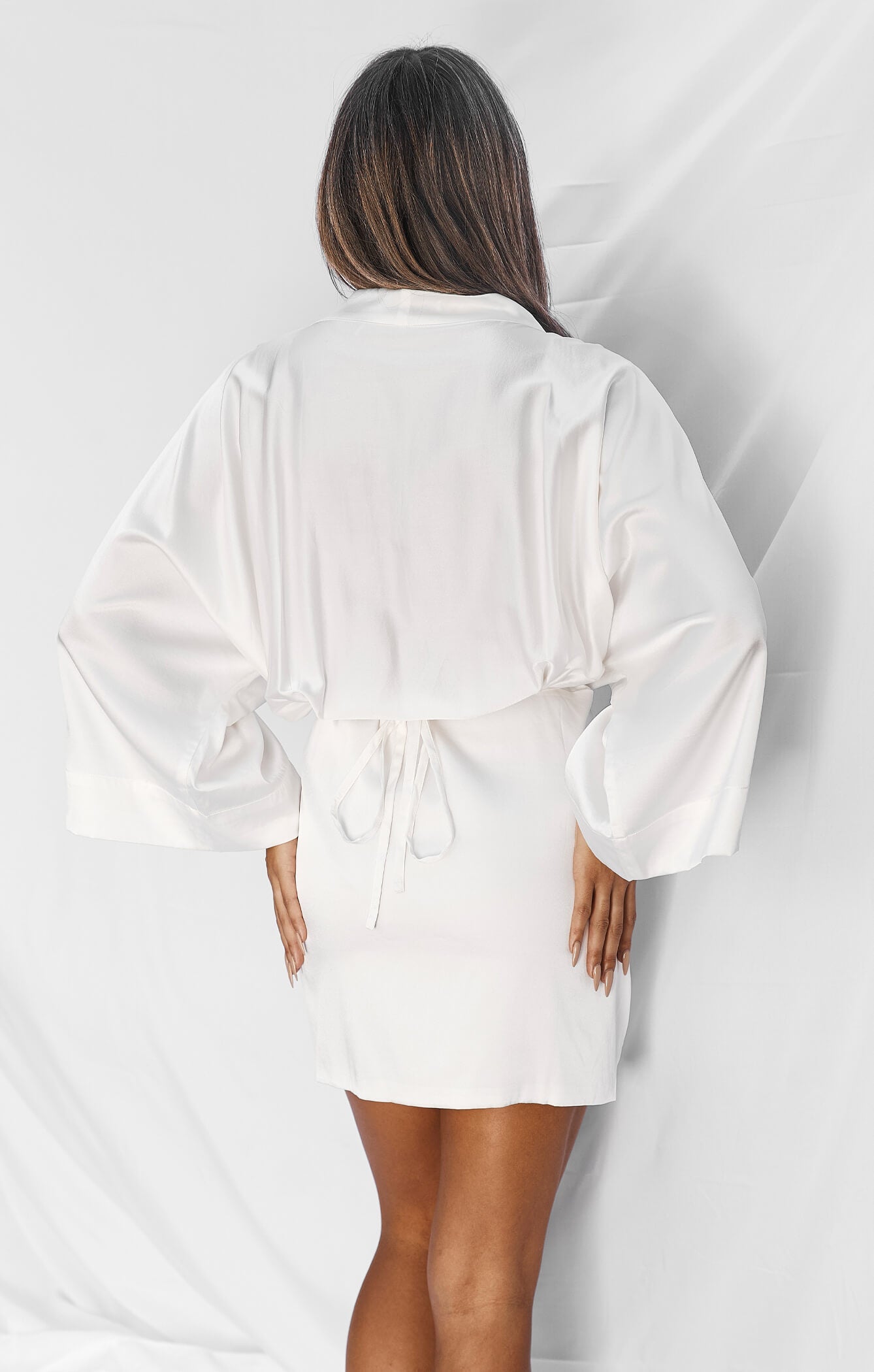 THE SILK KIMONO DRESS