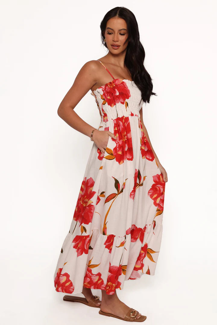 Rose Ember Maxi Dress